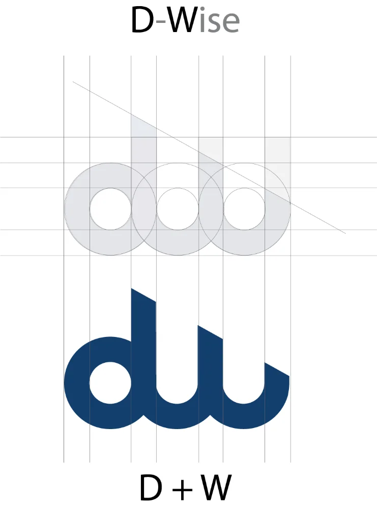 D-WISE — The chosen D + W monogram and wordmark — by Sofia Andreeva