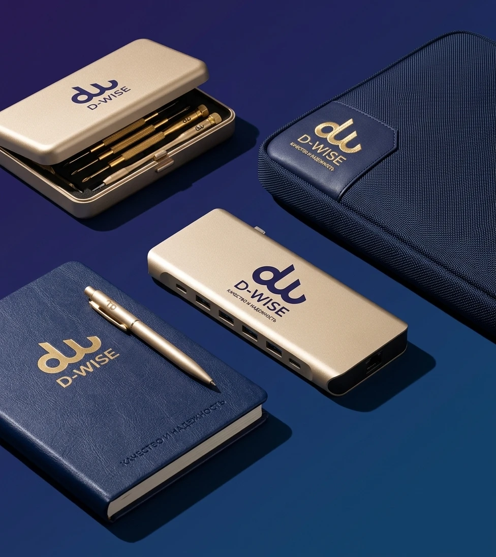 D-WISE — Branded merch & corporate gifts — by Sofia Andreeva