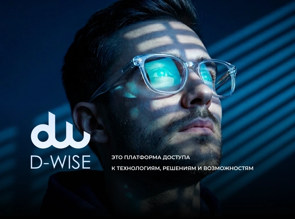 D-WISE — The accepted mark in a brand key visual — by Sofia Andreeva