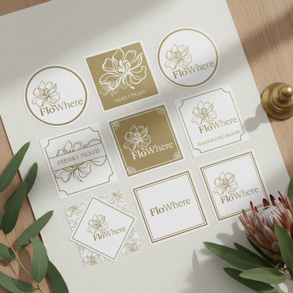 FloWhere — A range of new sticker variations — by Sofia Andreeva