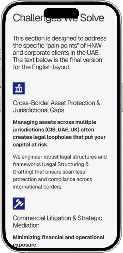 Makhsimov & Co. — Challenges we solve — by Sofia Andreeva