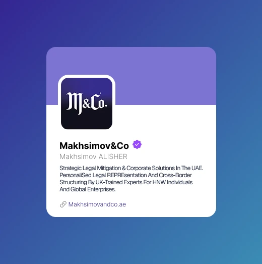Makhsimov & Co. — Compact mark for digital & iconography — by Sofia Andreeva